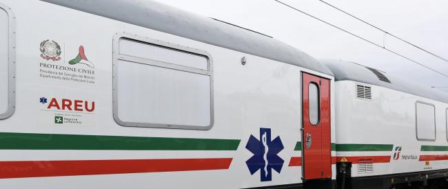 Treno sanitario, inaugurato a Roma: servirà per spostare i pazienti gravi