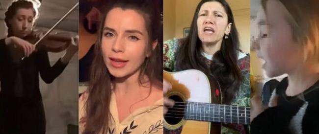 Bella Ciao in versione ucraina, Elisa con Zombie, la bimba che canta Frozen, la violinista di Kharkiv: la colonna sonora della resistenza.