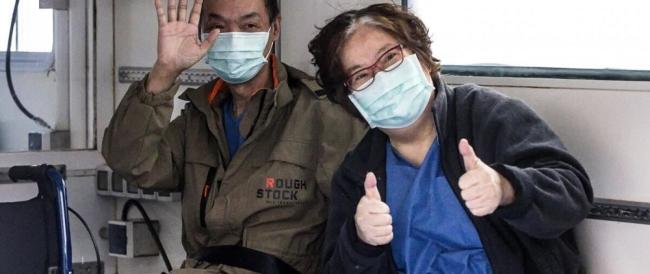 La coppia cinese guarita dal Covid19 ha donato 40 mila dollari allo Spallanzani di Roma